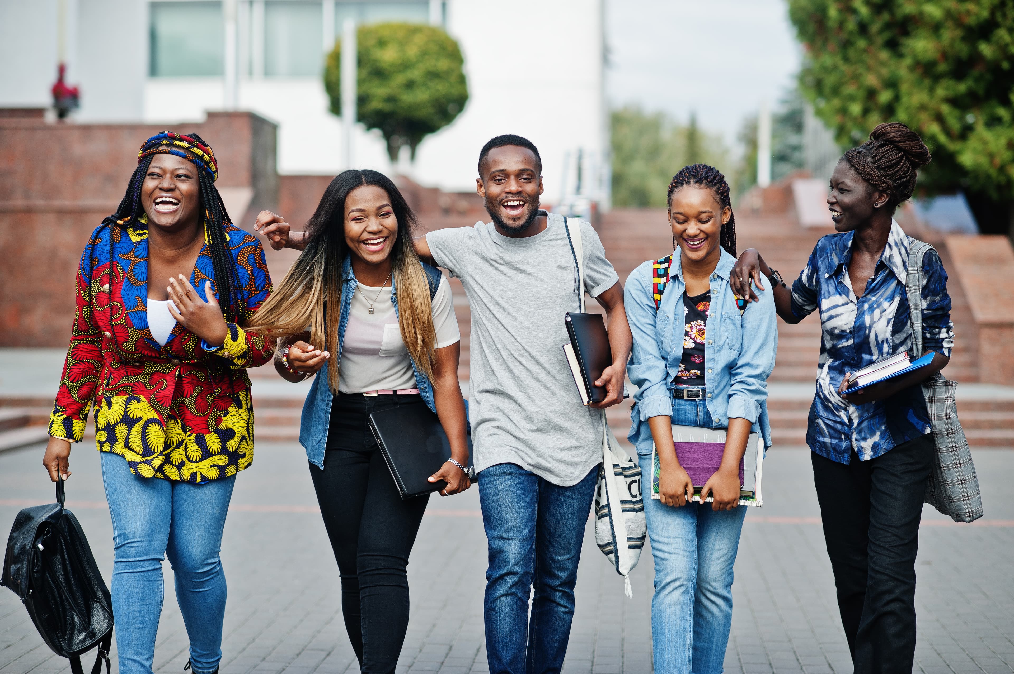 African university students
